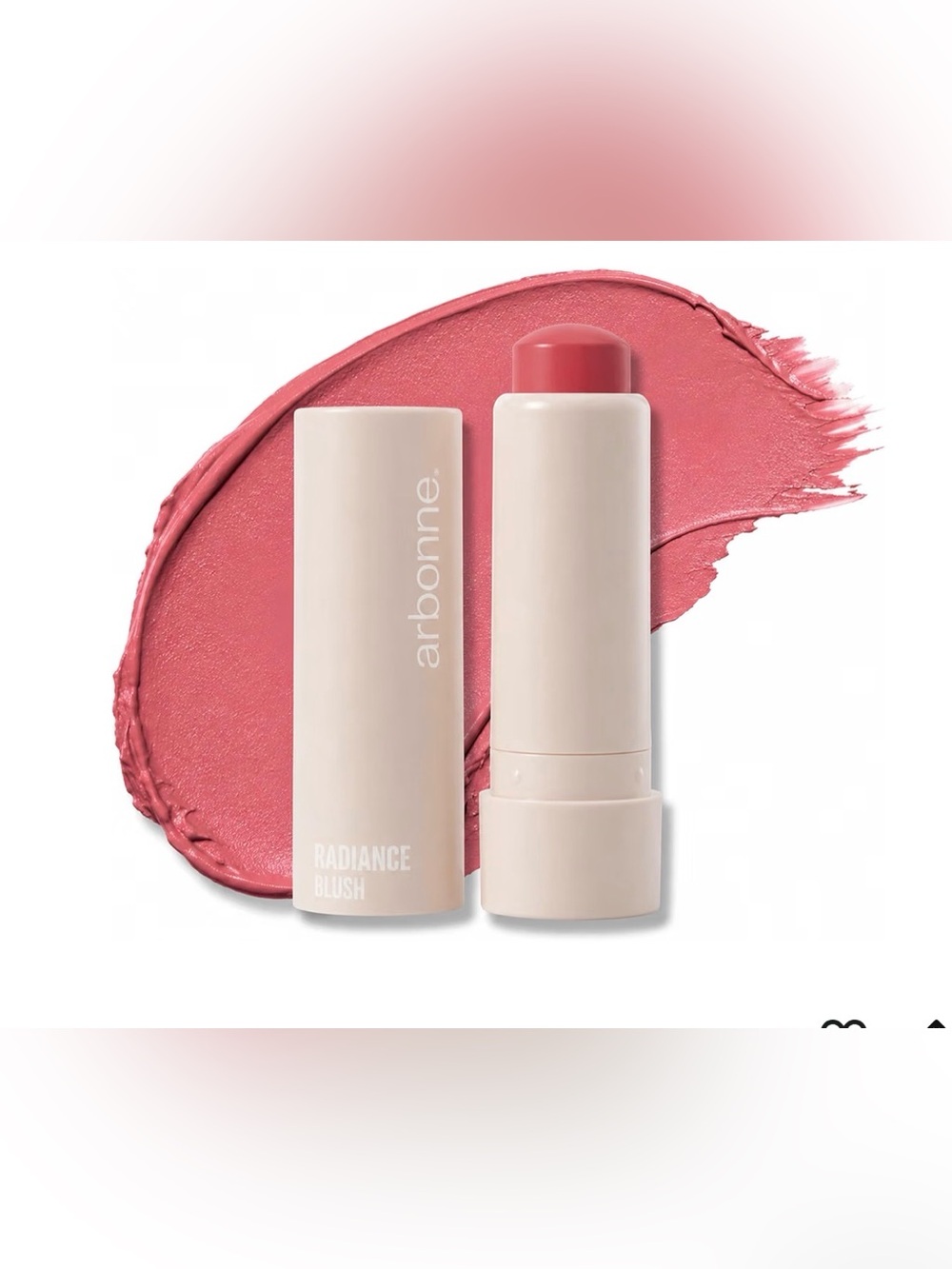 Arbonne blendable cheek tint blush-Pinched shade 0.25 oz